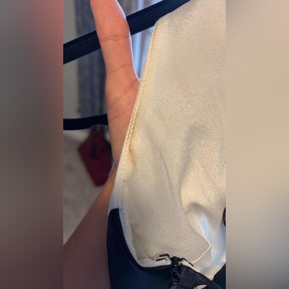 Halston Heritage Black and White Dress - Hidden Zipper. - Picture 3 of 11